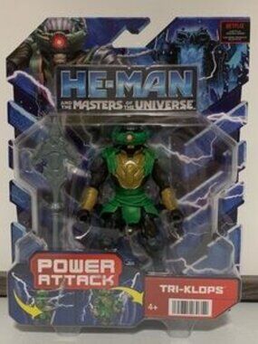 HE-MAN and The Masters of The Universe: Power Attack Tri-Klops Action Figure-NIB